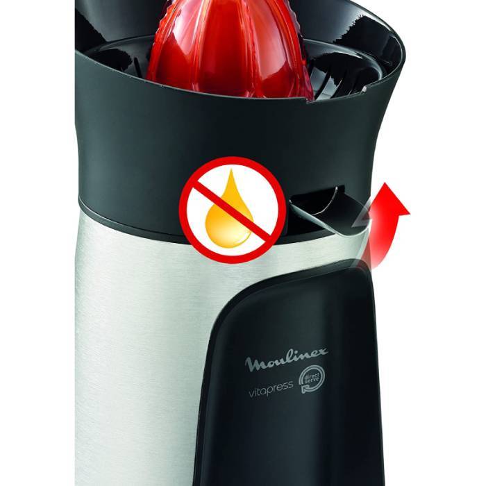 Presse Citron Moulinex PC603D10 - 100W - Gris et Noir – Image 6