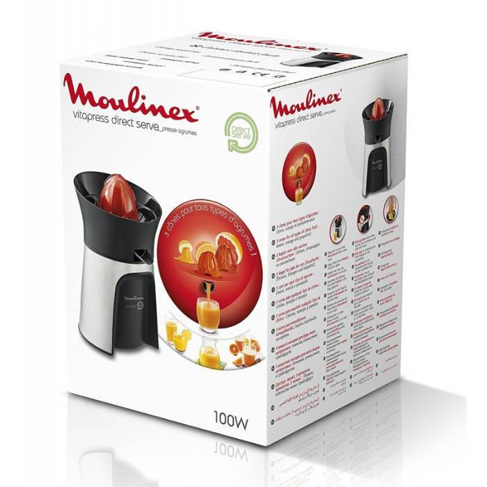 Presse Citron Moulinex PC603D10 - 100W - Gris et Noir – Image 7