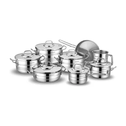 Set 14 Piéces Korkmaz Astron 2 Cookware A2053 - Inox