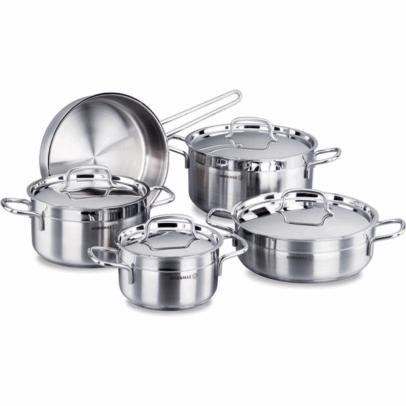 Set 11 Piéces Korkmaz A1610 Alfa Plus - Inox