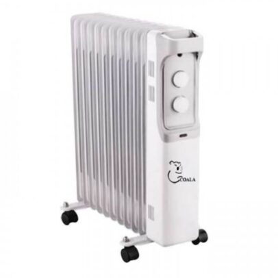 Radiateur Bain D'huile Coala BH1500 - 7 Éléments - 1500W - Blanc