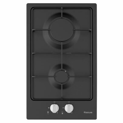 Plaque Focus F.813B 2 Feux A Gaz - 30CM - Noir