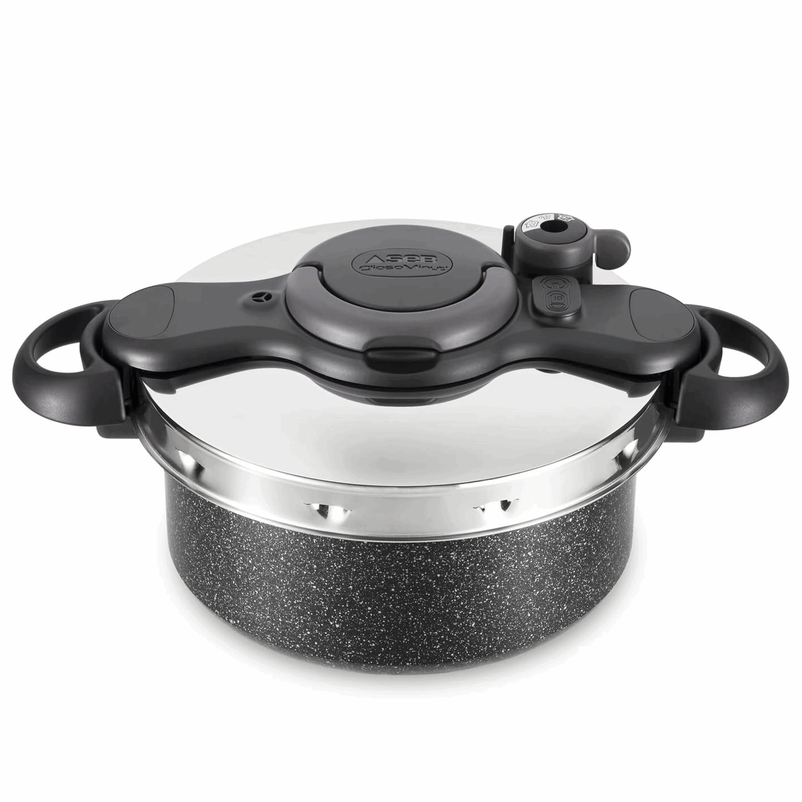 Cocotte 5L Seb P4705105 Clipso Minute Duo - Noir